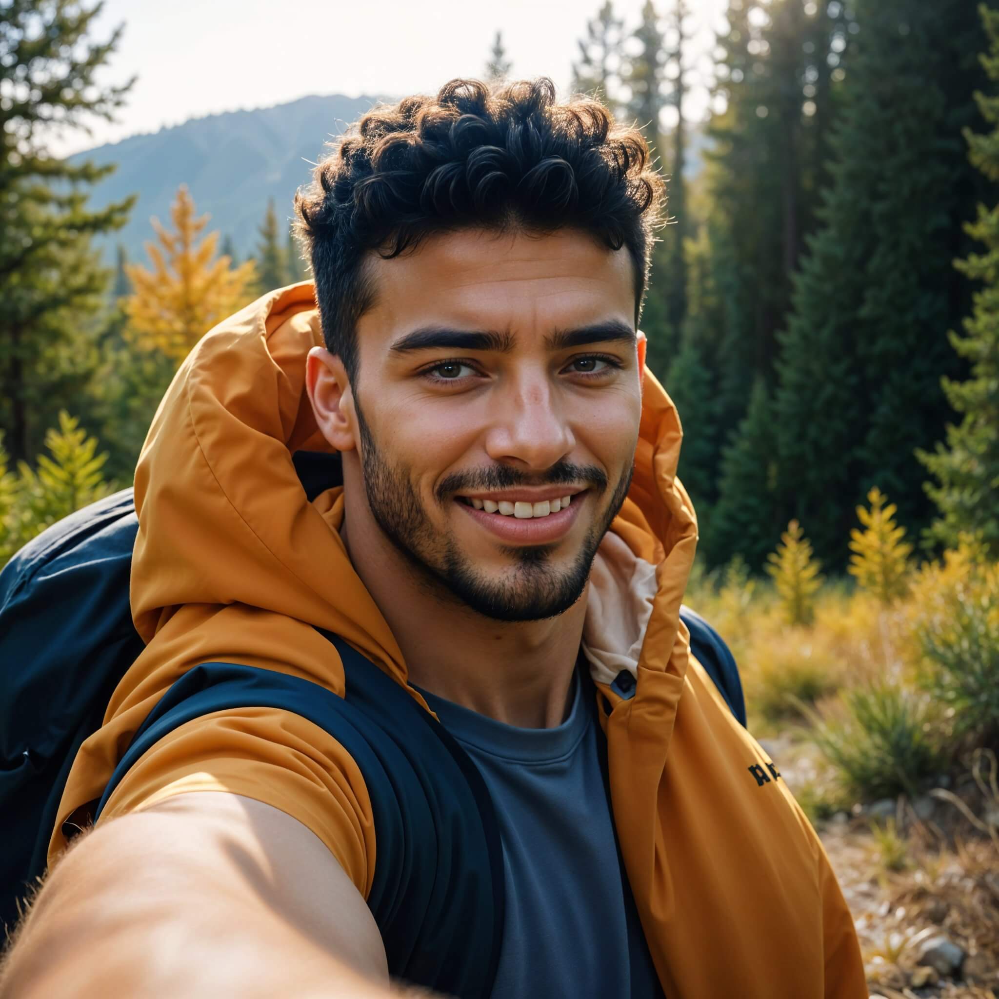 Menajem Pérez in Yosemite: a smile that reflects freedom in the wild.